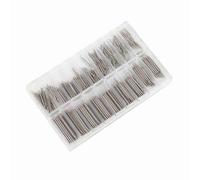 Fdit 360pcs Watches en Acier Inoxydable - Wachband Spring Bars Tool Tool for Wrist Watch Link Tins Ouvre-épingles, Accessoire de Téléphone Portable pour la Trousse à Outils, Couleur Argentée,
