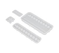 Fdit 4 Pièces Moule Porte-stylo époxy en Silicone Bricolage Moule Artisanal en Résine en Résine époxy avec Paroi Intérieure Lisse pour la Décoration de Bureau à Domicile