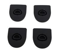Fdit 4pcs Stoppers du Couvercle à L'épreuve des Déversements, Bouchon Réutilisable du Capuchon de Capuchon en Silicone épreuve Bouche Bouche Remplacement pour Le Couvercle de la (Black)