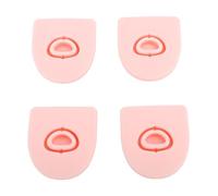 Fdit 4pcs Stoppers du Couvercle à L'épreuve des Déversements, Bouchon Réutilisable du Capuchon de Capuchon en Silicone épreuve Bouche Bouche Remplacement pour Le Couvercle de la (Pink)