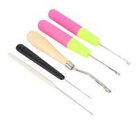 Fdit 5 pièces/Ensemble de Crochets de Crochet de loquet, kit de Crochet de loquet, pour Chaussettes à Tricoter des Tapis Tissage