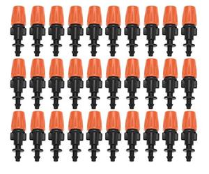 Fdit 50Pcs Brumisation pour Irrigation Goutte Kit Brumisateur, Arrosage Goutte à Goutte Buses de d'Irrigation par Egouttement de Jardin Réglable Ensemble d'Atomiseur de Tête d'Arroseuse