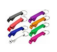 Fdit 50pcs Porte-clés Ouvre-Bouteille Mini Ouvre-Bière de Poche Petit -Boisson -Bouteille en Alliage D'Aluminium en Métal avec Porte-clés pour la Maison Mariages Fêtes Cadeaux