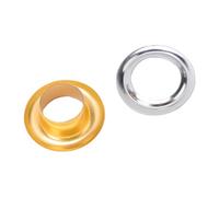 Fdit 6mm Oeillets Kit de Pose, 300 Jeux Acier Inoxydable (GOLD)