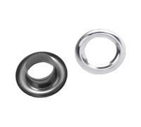 Fdit 6mm Oeillets Kit de Pose, 300 Jeux Acier Inoxydable (GRAY)