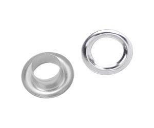 Fdit 6mm Oeillets Kit de Pose, 300 Jeux Acier Inoxydable (SILVER)
