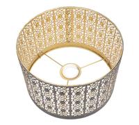 Fdit Abat-jour en Métal, Superbe Artisanat, Excellente Transmission de la Lumière, Couvercle de Lampe de Table pour Studios, Abat-jour en Fer 9,8x6,3 Pouces