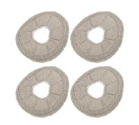 Fdit Accessoire de Chiffon pour Aspirateur Compatible avec Aspirateur Robot J4 J4 LITE Tampons de Vadrouille Efficaces pour un Nettoyage en Profondeur à Usage Domestique Gris Fibre