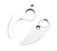 Fdit Accessoires de Ciseaux électriques à la Lame D'élagage en Alliage, 2 Pcs pour Ciseaux D'arbres Fruitiers, Largeur Largeur D'application 25-28 Mm