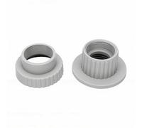 Fdit Adaptateur de Fontaine de Piscine, Connecteur de Remplacement ABS pour Piscines à Vagues d'été, Ajustement Universel pour la Natation Hors Sol et Enterrée (2PCS)