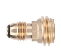 Fdit Adaptateur de Tuyau de Raccord de Gaz, Adaptateur en Laiton Durable pour Poêles au, Filetage Femelle de 1/2 Pouces pour la Cuisine en Plein Air