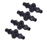 Fdit Adaptateur de tuyau droit 100pcs Connecteur 2 Voies 4/7 Raccord d'Irrigation à Goutte Accessoires d'Irrigation de Jardin