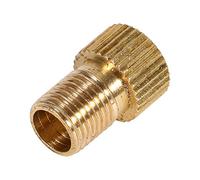 Fdit Adaptateur de Valve de Vélo 1 Pièce, Convertisseur Presta vers Schrader pour Pompe à Pneu de Vélo, Connecteur d'air en Alliage de Zinc pour Cyclisme sur Route et Compresseurs