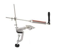 Fdit Aiguiseur D'outils à Angle Fixe, Kit D'affûtage de Pierres à Aiguiser Grain 180 3000 avec Base en Corindon fritté en Acier, pour Couteaux de Chef de Cuisine, Ciseaux, Pinces (B)