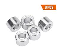 Fdit Aluminium Amortisseurs D'amortisseur en Alliage - Établir un Poids Léger pour la Voiture Axiale SCX10 RC, 8 Pc Amortisseurs à Laver pour une Installation Facile Adaptée aux Amateurs de Voiture