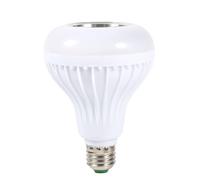 Fdit Ampoule LED avec Haut-parleur Bluetooth, Lumière Musicale RVB 12 W, Base E27, Lampe à Changement de Couleur avec Télécommande pour Chambre à Coucher, Salon, Décoration de Fête