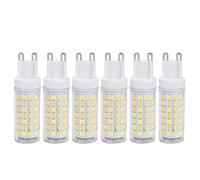 Fdit Ampoule LED G9 à 3 Couleurs Changeantes, 9 W 220 V à intensité Variable avec Lumière Blanc Chaud Naturel Blanc Froid, 90 LED, Angle de Faisceau de 360 degrés pour Lustre, P