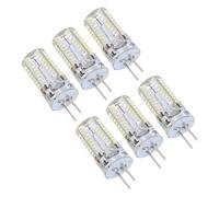 Fdit Ampoules LED GY6.35, 5W AC12V DC12 24V 500LM 72 Perles 3014, éclairage à 360 Degrés sans Scintillement ni Bourdonnement, avec Conception de Dissipation Thermique à 360 Degrés, pour (Blanc froid)