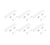 Fdit Ancrages de Meubles en Acier Inoxydable, Sangles Anti-basculement pour la Protection des Bébés, Longueur Réglable, sécurité des Enfants Améliorée, Lot de 6