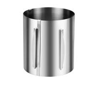 Fdit Anneau à Gâteau, Moule Rond de 7,9 Pouces de Haut avec 2 Clips et 4 Grattoirs (SILVER)