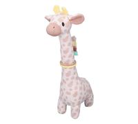 Fdit Anneau de Dentition en Peluche Girafe, Jouet Amusant, adapté au Sommeil de bébé (Brown)