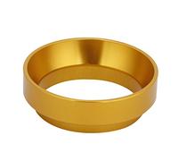 Fdit Anneau de Dosage de 58 Mm, Entonnoir de Dosage de café en Aluminium pour Porte-filtre de Machine à Expresso, Distributeur de Marc de Précision Universel, Options de Couleur or (GOLD)