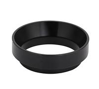 Fdit Anneau de Dosage de 58 Mm, Entonnoir de Dosage de café en Aluminium pour Porte-filtre de Machine à Expresso, Distributeur de Marc de Précision Universel, Options de Couleur or (BLACK)