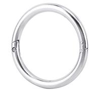 Fdit Anneau de Nez en Acier Inoxydable pour bovins de Vache Grand diamètre Acier Inoxydable Bull Vache Bovins Anneau de Nez Élevage Accessoire Outil pour Animaux de Ferme Facile à Utiliser(2#)