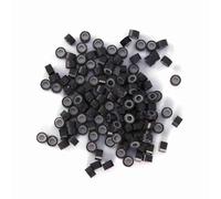 Fdit Anneaux D'Extension de Cheveux Pratiques 1000 Pcs/Bouteille Boucle 5 Mm Outils de Perles pour Extension de Cheveux Humains Anneaux de en Silicone pour les Stylistes et le Salon Utilisent 5