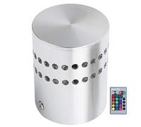 Fdit Applique Murale LED en Spirale RGB, 3W, Télécommande, Salon, Cuisine, Entrée, Alliage D'aluminium