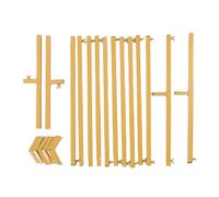 Fdit Arche de Mariage Hexagonale, Cadre de Toile de Fond en Métal de 2 M de Large pour la Cérémonie de Fête, Anniversaire, Fête Prénatale, Décoration Intérieure et Extérieure