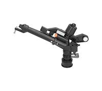 Fdit Arroseur D'irrigation G 1 1/2, Conception à Double Buse Réglable avec Culbuteur pour Pelouse de Jardin, Terres Agricoles, Zones Montagneuses