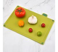 Fdit Assiettes de Classification de Cuisine Ensemble de Planches à Découper Antidérapantes Pratiques Conception Rainurée pour une Cuisson et une Préparation de Repas Faciles PP Quatre Couleurs 4 (#1)