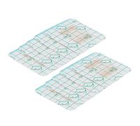 Fdit Autocollant de Nombril de Natation pour bébé, Patch Imperméable et Résistant aux Déchirures pour le Bain, Matériau PU Transparent 10 Pièces