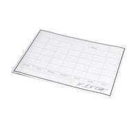 Fdit Autocollant pour Tableau Blanc Magnétique Effaçable à Sec 42,5 X 30 Cm, Grille Hebdomadaire Réutilisable pour Réfrigérateur, Bureau, Maison, école, Planification