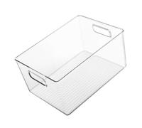 Fdit Bac de Rangement Transparent pour Garde Manger, Organisateur de