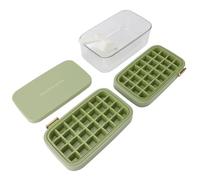 Fdit Bacs à Glaçons Double Couche à Rabat pour Moule à Glace Fait Maison, Machine à Glaçons pour Réfrigérateur, Cuisine, Moule à de qualité Alimentaire pour Réunion de Famille (GREEN)