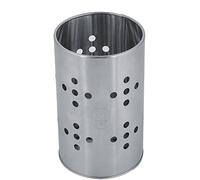 Fdit Baguettes Cage Tube Ustensile de Cuisine Porte-Outil Perforé avec Couverts Porte-cylindres pour Ustensiles Couteaux de Fourchette d'Argenterie