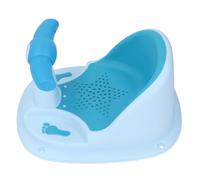 Fdit Bain pour bébé avec Dossier, Ventouse Forte, Chaise de Douche Antidérapante pour bébé, Conception Stable et Utilisation Polyvalente (BLUE)
