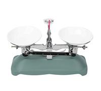 Fdit Balance mécanique à double bac - Balance de table pour cours de laboratoire - Accessoires de physique - Différents poids (100 g)