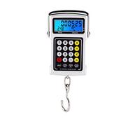 Fdit Balance Suspendue Numérique, Peson électronique Portable, capacité | Capacité 50 Kg, 7 Fonctions, écran LCD rétroéclairé, Mètre Ruban inclus.
