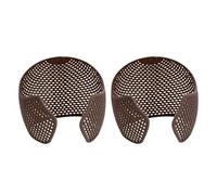 Fdit Bande élastique de Fixation pour Cheveux Hijab, 2 Pièces, Bandeau de Fixation en PP, Antidérapant (BROWN)