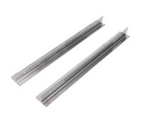 Fdit Bandes de Remplissage D'écart de Cuisinière 2 Pièces, Protections de Bord de Comptoir en Acier Inoxydable de 35 Cm pour la Cuisine, Protections contre les éclaboussures et les