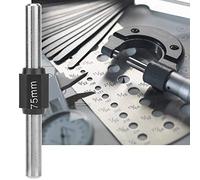 Fdit Barre de Tige de Bloc D'étalonnage D'étrier Standard de Micromètre Extérieur Précis pour L'étalonnage du Micromètre (75mm)