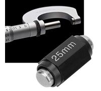 Fdit Barre de Tige de Bloc D'étalonnage D'étrier Standard de Micromètre Extérieur Précis pour L'étalonnage du Micromètre (25mm)