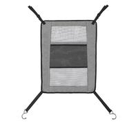 Fdit Barrière de Voiture pour Chien, Séparateur de sécurité de Voyage pour Animaux de Compagnie, Séparateur de Voiture en Réglable 2 en 1 pour Chiens et Enfants avec Pochette de (45 * 57 cm)