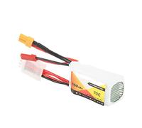 Fdit Batterie LiPo 70C 3S à Taux de Décharge élevé 11.1V 550MAh pour Quadrirotor FPV LS180 avec Connecteur JST XT30
