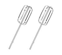 Fdit Batteur à Main, 2 Pièces Accessoires de Rechange | Acier Inoxydable, sans Revêtement, Cadre Rectangulaire 3D, Tige Soudée, Passe au Lave-vaisselle, Ajustement D'arbre Universel