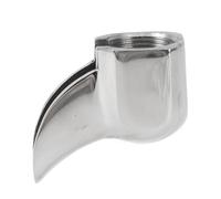 Fdit Bec Porte-filtre Efficace en Acier Inoxydable, Facile à Installer pour Cafetière Semi-automatique Expobar (Vis 1 voie 1,0MM)