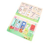 Fdit Blocs de Chiffres en Bois, Jouet D'équilibre pour, Jouet de de Blocs de Chiffres en Bois Intéressant pour la Formation Pratique, Mathématiques éducatifs en pour